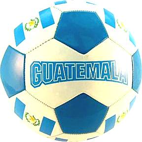 Full Size Soccer Ball 2 Ply Guatemala Flag
