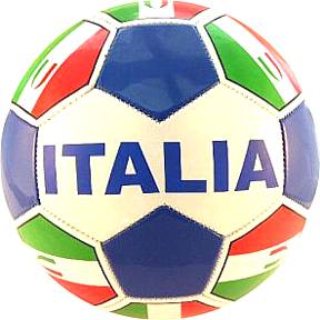 Full Size Soccer Ball 2 Ply Italian Flag