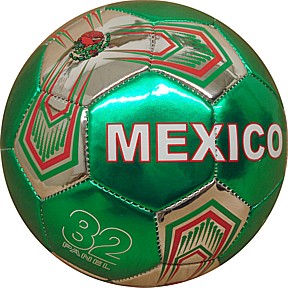 Official Size 4ply Soccer Ball Mexico Green Red
