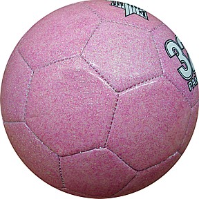 Official Size 4ply Soccer Ball Pink Glitter