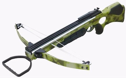 170LB Triple Shot Crossbow W/ Pistol Grip Camo Color 