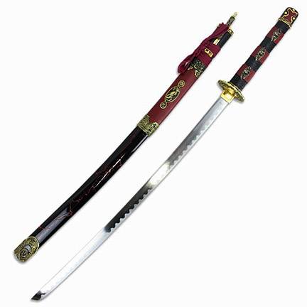 Defender 40.5" Samurai Sword Katana Stainless Steel Blade