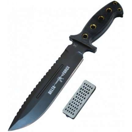 13.5 Heavy Hunting Knife W/ Sharpener