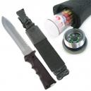 14 Survival Knife Carbon Steel Thick Blade 