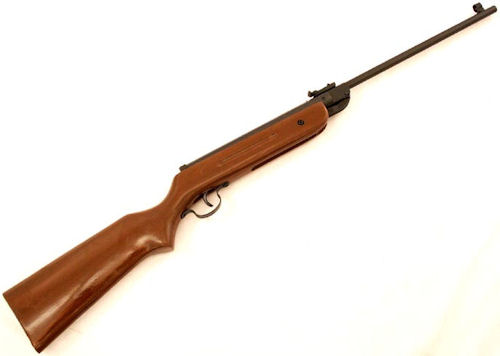 Pellet Rifle 5.5mm Pump Wood Body