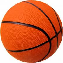 Size 3 Orange Rubber Basketball
