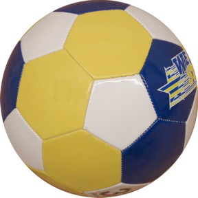 Size 2 Blue, Yellow, White Soccer Ball