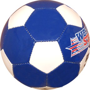 Size 2 Blue & White  Soccer Ball