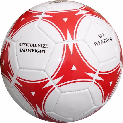 Size 3 Soccer Ball 4ply Red Tango