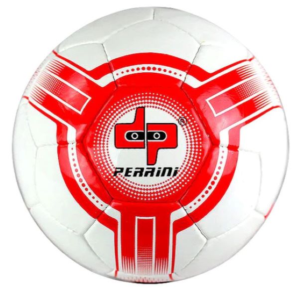Size 4, 4Ply White/Red Soccer Ball 