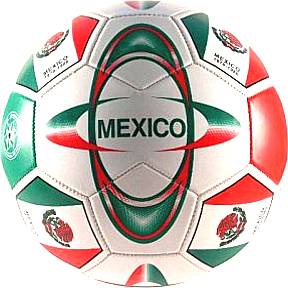 Size 5 Mexico Flag with Design