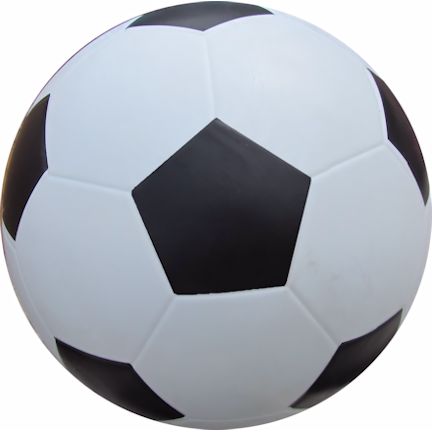 *Out of Stock* Size 5 Rubber Soccer Balls Black & White