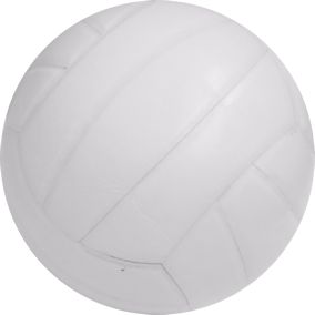 #5 Soft Touch Laminated White Volley Ball