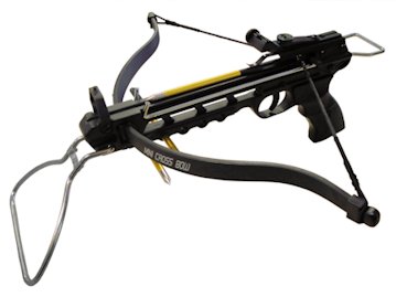 O/S* Crossbow 80 Lb Metal Frame Pistol w/3 arrows