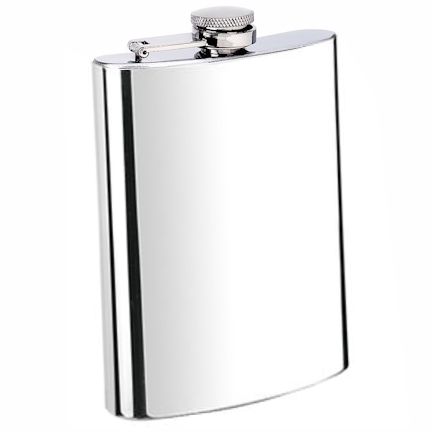 8oz Flask Mirror Finish