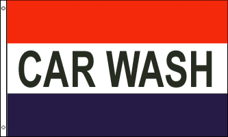 Car Wash 3ft x 5ft Flag