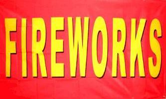 Fireworks 3ft x 5ft Flag