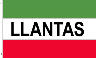 Llantas Tires 3ft x 5ft Flag