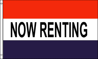 Now Renting 3ft x 5ft Flag