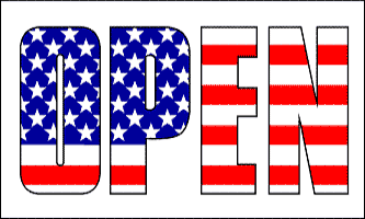 USA Open Stars & Strips 3ft x 5ft Flag