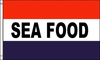 Sea Food 3ft x 5ft Flag