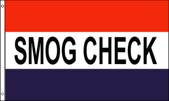 Smog Check 3ft x 5ft Flag