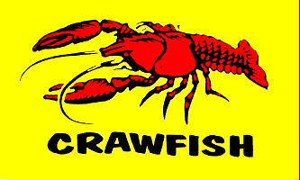 Craw fish Flag 3ft x 5ft