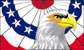 Patriot Eagle Flag 3ft x 5ft
