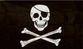 Pirate Eye Patch Skull and Bones