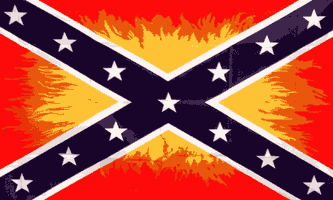 Rebel Flame Rebel Flag