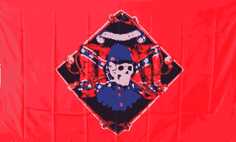 Rebel To The End Rebel Flag