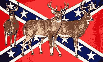 Rebel Deer Rebel Flag