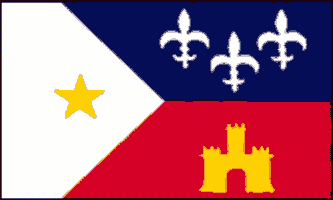 Acadiana 3ft x 5ft Country Flag
