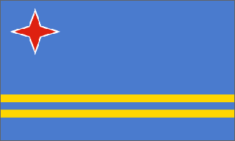 Aruba 3ft x 5ft Country Flag