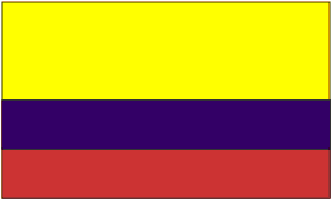 Colombia 3ft x 5ft Country Flag