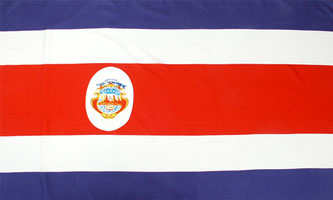 Costa Rica 3ft x 5ft Country Flag