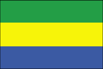 Gabon 3ft x 5ft Country Flag