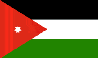 Jordan 3ft x 5ft Country Flag