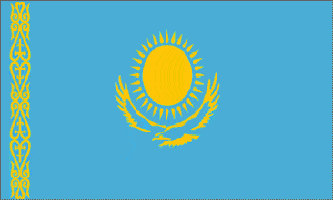 Kazakhstan 3ft x 5ft Country Flag