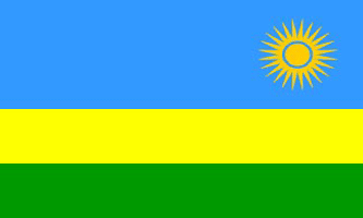 Rwanda 3ft x 5ft Country Flag