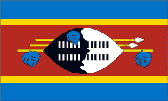 Swaziland 3ft x 5ft Country Flag