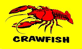 Crawfish (Yellow Flag) 3ft x 5ft Flag
