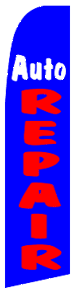 Auto Repair Swooper Flag