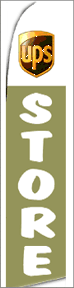 UPS Store Swooper Flag