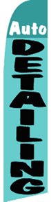 Auto Detailing Swooper Flag