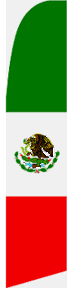 Mexico Swooper Flag
