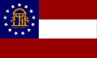 Georgia State 3ft x 5ft Flag