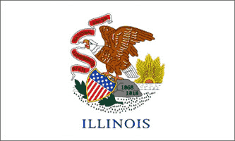 Illinois State 3ft x 5ft Flag