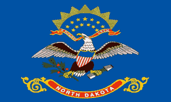 North Dakota State 3ft x 5ft Flag