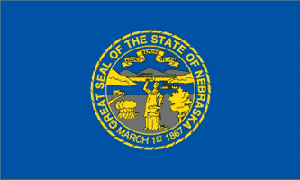 Nebraska State 3ft x 5ft Flag